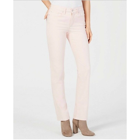 Charter Club Denim - Charter Club Straight Leg Jeans Pink 14P New
